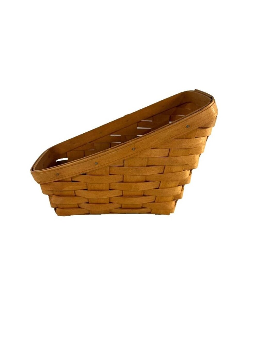 1994 Longaberger Small Vegetable Basket 10.5"L x 6.5"W x 7"H